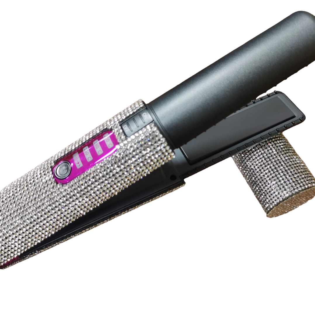 LISSSTAR™ - Mini Lisseur cheveux sans fil 2 en 1  portable Glam Strass